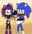 Sonic Boom Redraw - Family Photo