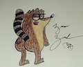 Rigby Mooning by MoonShadow700