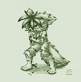 Inktober Day 11 - (No) Running by BlueCactus