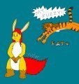 The fuzzy ones colored 