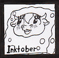 Inktober 2017 day 13 SpongeMoo Squarepants by MuQ