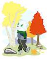 A walk in October by poofy-shark by PolarYoshi
