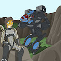 Comm Stumpycoon: Star Colonel Kell and Timber Wolf DR