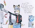 [CURSED IMAGE?] FOX(ler) and KODY by ZeloxQuo