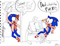 Sonic's chores by StrawberryJuiceFox