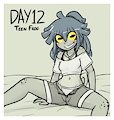 Frogtober Day 12 - Teen Frog