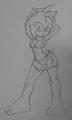 Sexy Amy in lingerie by EmbertheArtist