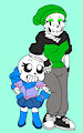 .:GenderSwap:. Demi and Matura by BlackSista69