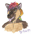 Experimental Hand-Painted Bust 03 - Kyyros