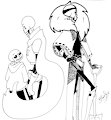 Inktober 23rd day - UnderGrave Fixedsys by Judiho