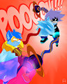 Fearsome Battle of ARMS: Cold-Pup vs NeoXen! by Frostwolf300