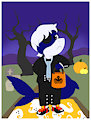 Mako out Trick or treating - by Poofy-shark