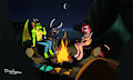 Camp Fire Singing