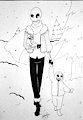 Inktober 27th day - Daddy Gaster by Judiho