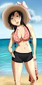 Beach Lady by KirasDarkLight