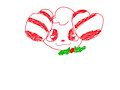 Candycane Dog headshot by PoofyFC