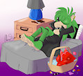 Post Trick-or-Treat Relaxation