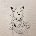 Inktober 10/31 - "mask"
