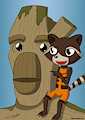 Groot and Rocket