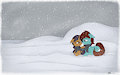 Keeping each other warm