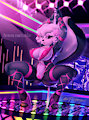 YCH - Strip Pole Hepzibah - Fishnet Version by SciFiCat