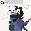 Ask my Ocs 4 - Muffin and Joy