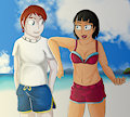 Relaxing at the beach 2