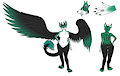 Character Ref Art Trade - Torie by Jaxneesen
