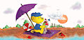 Ferald's Ice-Cream Beach Delight