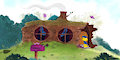 Ferald's Hollow Log House
