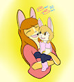 Luna and Ashleigh by BaniBows