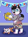 Birthday spankings and gift !