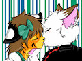 kitten kiss by bladenate