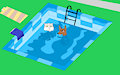 Two Guys in the Pool by lavilovi