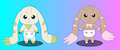 Terriermon and Lopmon Padded