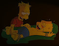 Tickle Torture: Hugo Tickling Bart by KnightRayjack