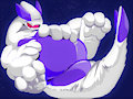Satisfied Lugia (for Tempestar) by Badgefox