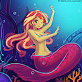 Speed Paint - Mermaid Sunset Shimmer