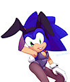 sonic bunny suit by 2coolsonic
