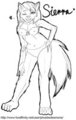 Pinup Sierra - Lineart