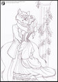 Sierra's Wedding - Lineart
