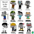 Skwirl in the 20th Century by Skwirl