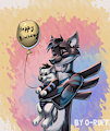 Winter birthday<3 by SnowyTheWolfy