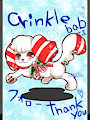 Candycane Dog by PoofyFC
