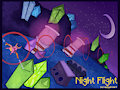(Spyro the Dragon) Night Flight by KrazyKari