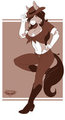 Commission for Bearzerker01 - Maggie Pin-Up #01