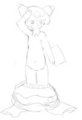 Anthro pichu tf by Seiniyta