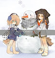 hombrecillo de nieves by Athenas
