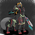 Nicole Onyxheart, freelance mercenary - colored by Onyxheart