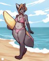 Surfer Girl, my little surfer girl~ by Onyxheart